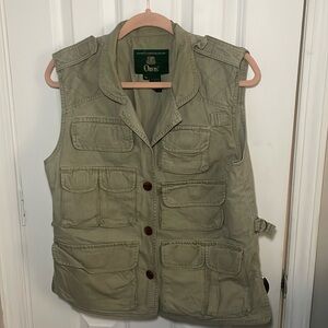 Vintage khaki Orvis vest
